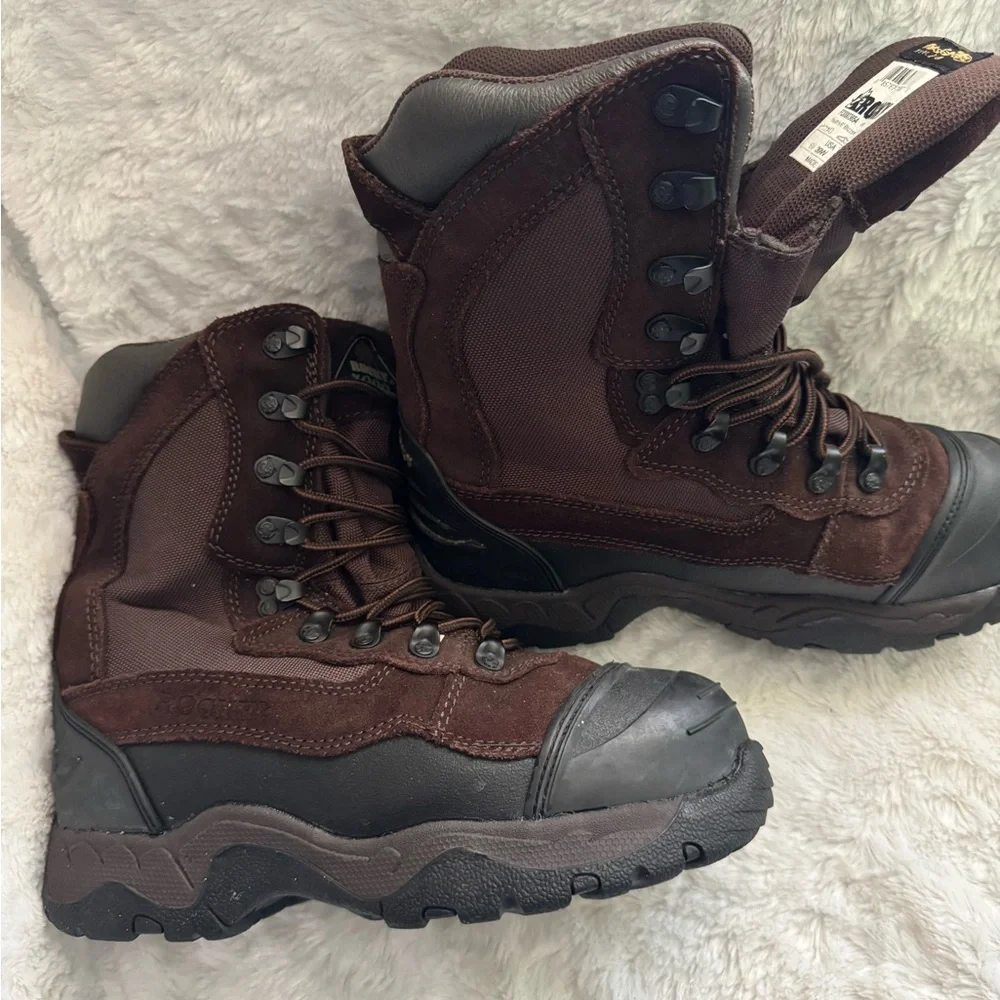 Rocky Dark Brown and Black Outdoor Boots boys gently used